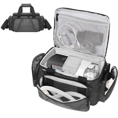 AHIBIO CPAP travel bag under-seat compact design keeps device close and accessible