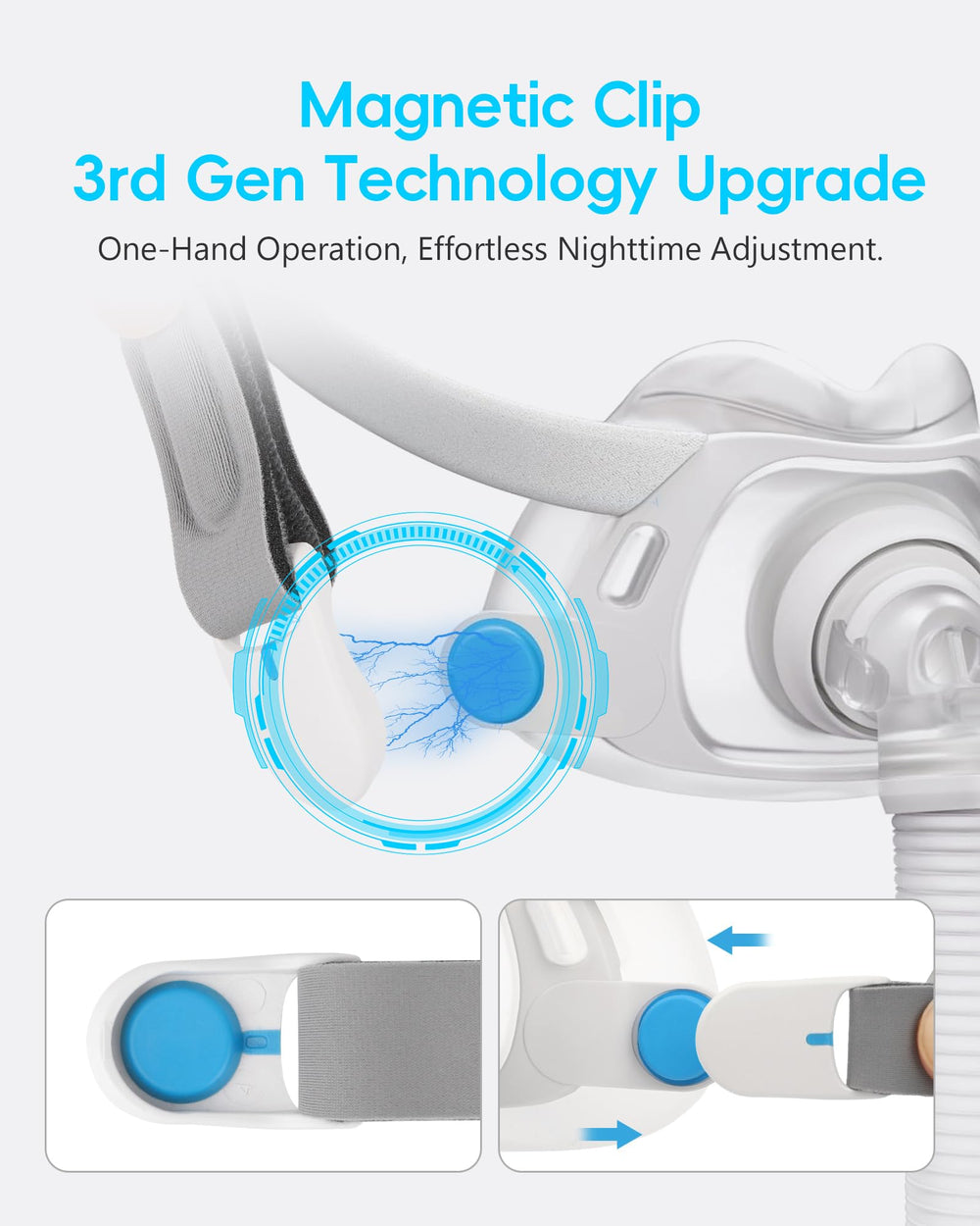 Magnetic clips by AHIYIYI enable easy wear and quick adjustments