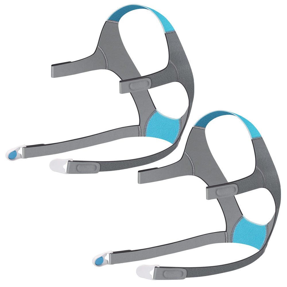 AHIYIYI F20 headgear with magnetic clips for quick on/off.