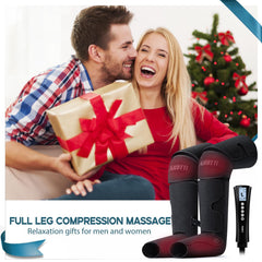 AICUTTI knee heating feature activated during leg massage.