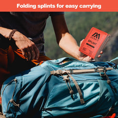 AID MATE portable splint kit ready for home, vehicle, or outdoor use