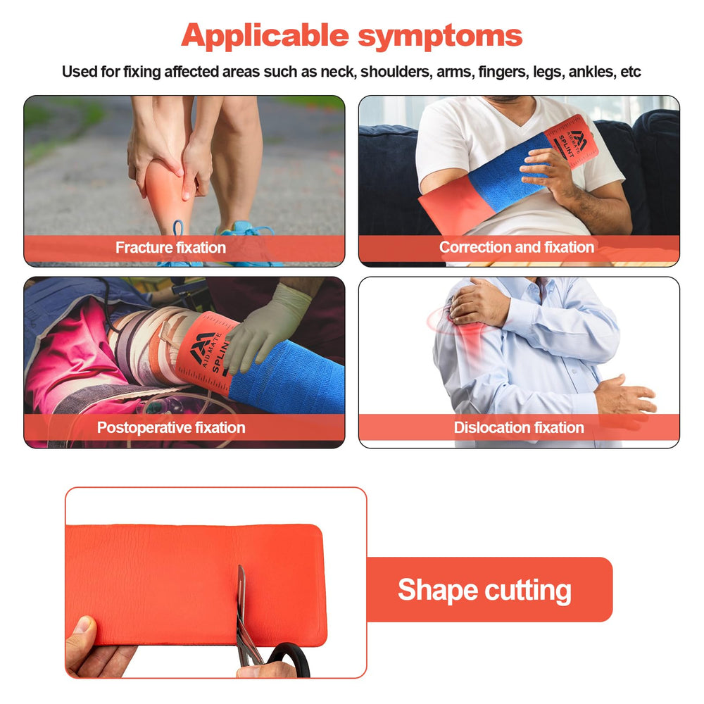 AID MATE storage pouch keeping the complete splint kit organized