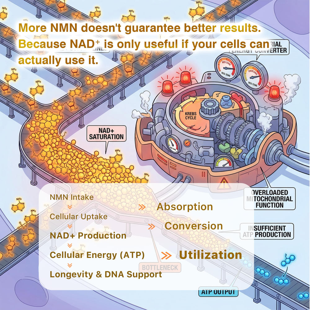 Label detail showing purity and USA manufacturing on AIDEVI NMN