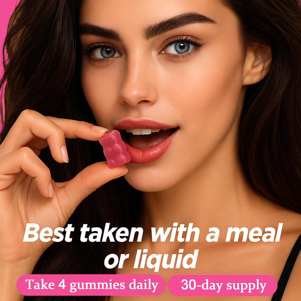 AIFBENK Jovi Glow+ daily routine gummies suggest easy use anytime.