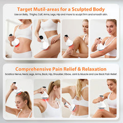 AIHEU lymphatic drainage massager in action for quick relaxation