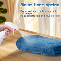 Aimshine heating pad with 75W heating wire delivers stronger heat across larger areas.