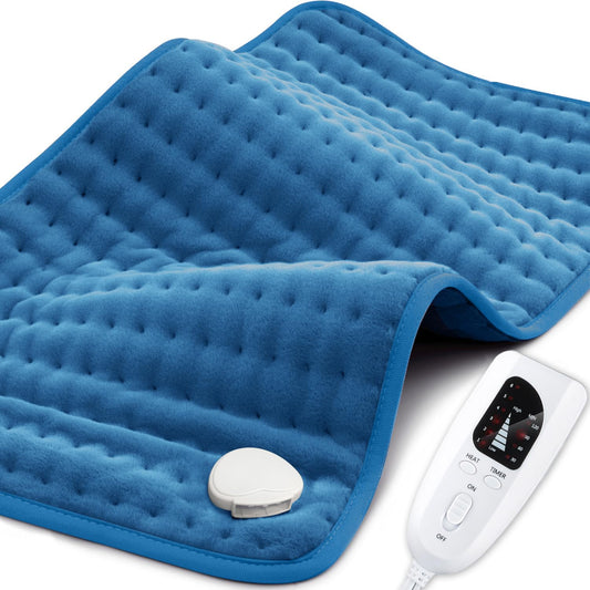 Aimshine heating pad for neck and shoulders provides soothing heat after a long day.