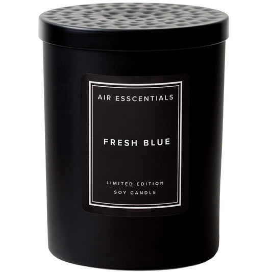 Air Esscentials Clean scented candle in a glass 11oz jar for long-lasting fragrance.
