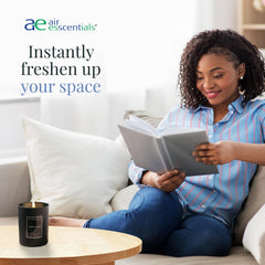 Air Esscentials Hand poured in USA ensures premium quality and clean burn performance.