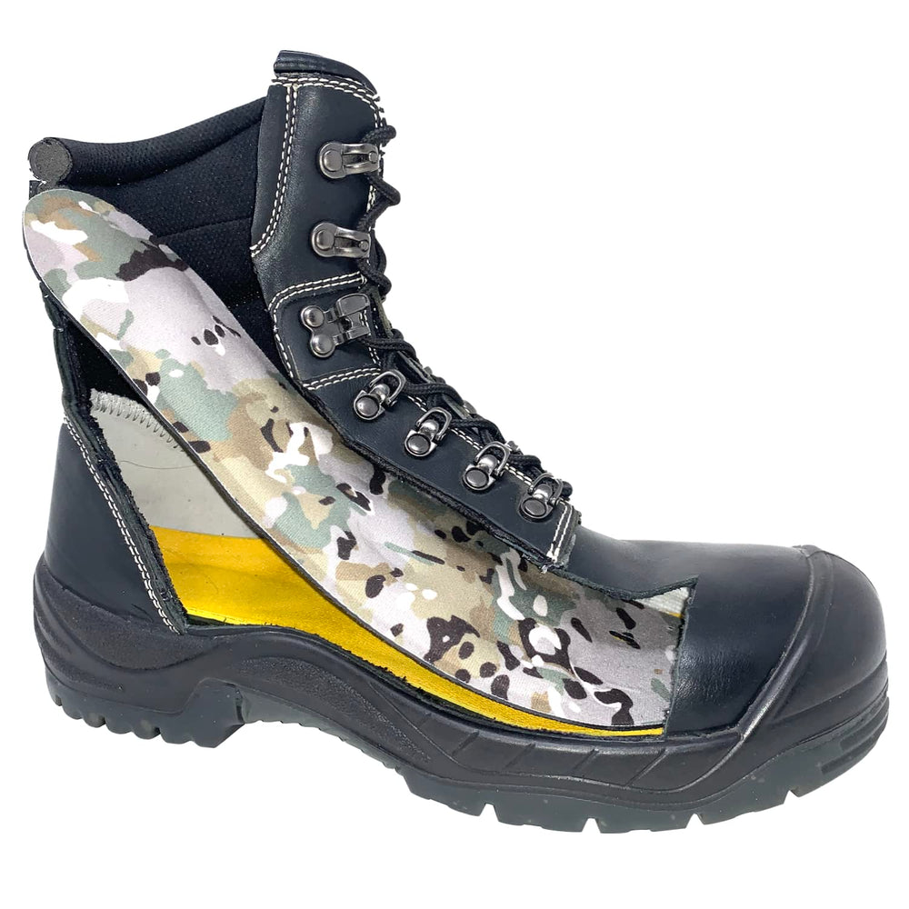 AIR FEET Outdoor O2 perforated trim lines closeup, for adjustable fits inside shoes