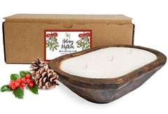 Aira Christmas Dough Bowl Candle unboxed reveals warm glow for cozy evenings