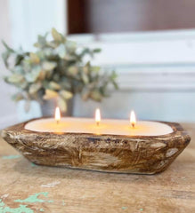 Aira soy wax candle burning cleanly with long-lasting fragrance