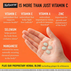 Airborne immune support chewables on-hand no water needed for daily convenience