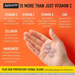 Airborne very berry flavor chewables close-up showcasing tasty immune support