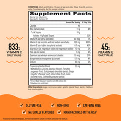 Airborne Vitamin E antioxidant gummies on display for daily wellness