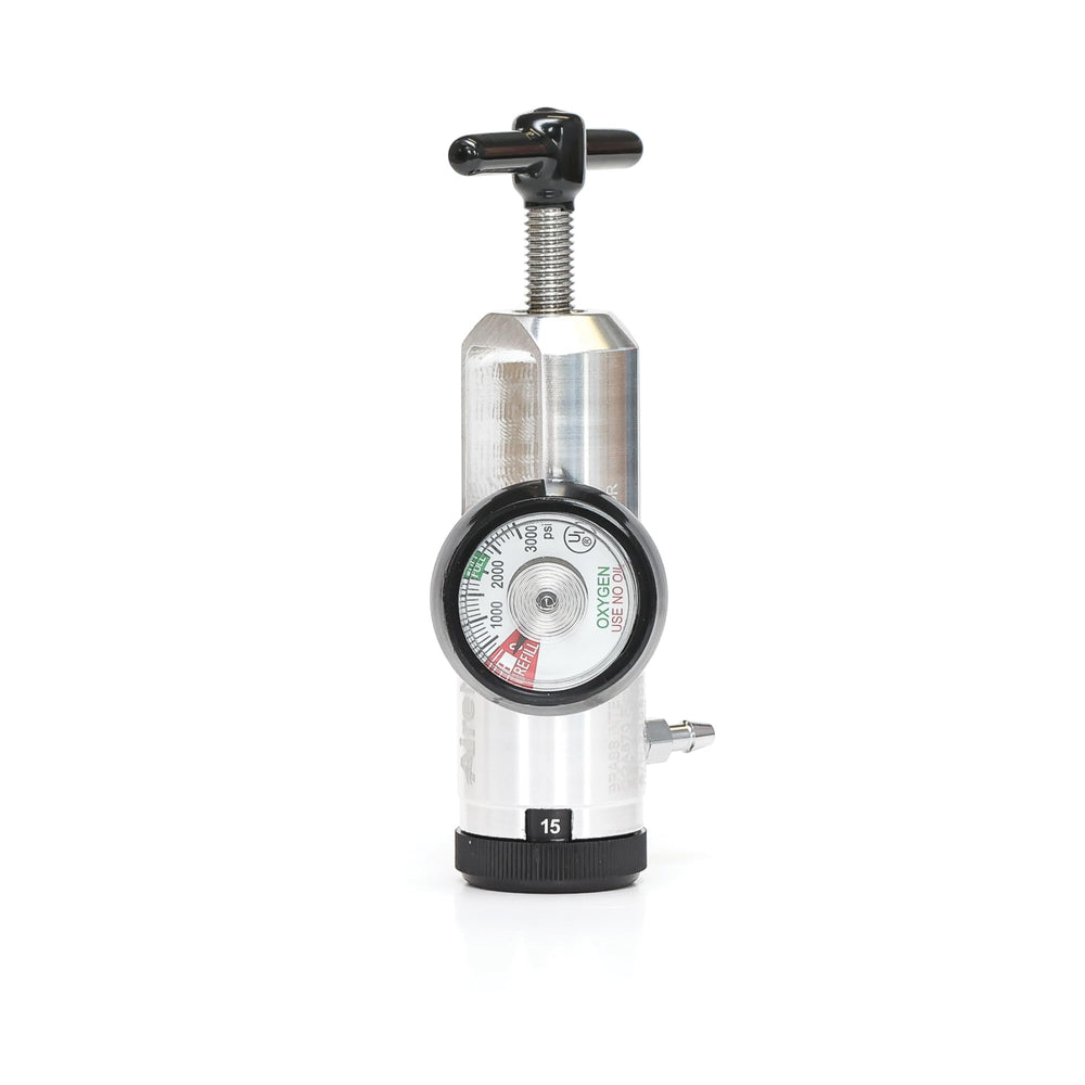 AireMed aluminum body highlights lightweight, durable construction.