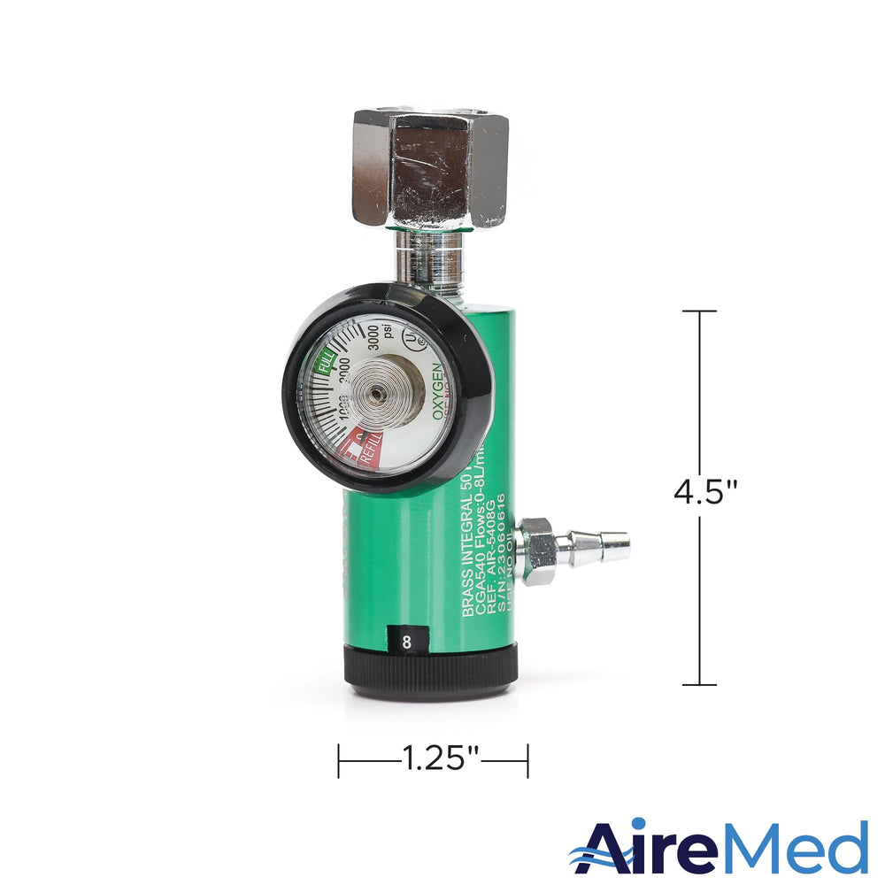 AireMed brass high-pressure conduits for durable performance.