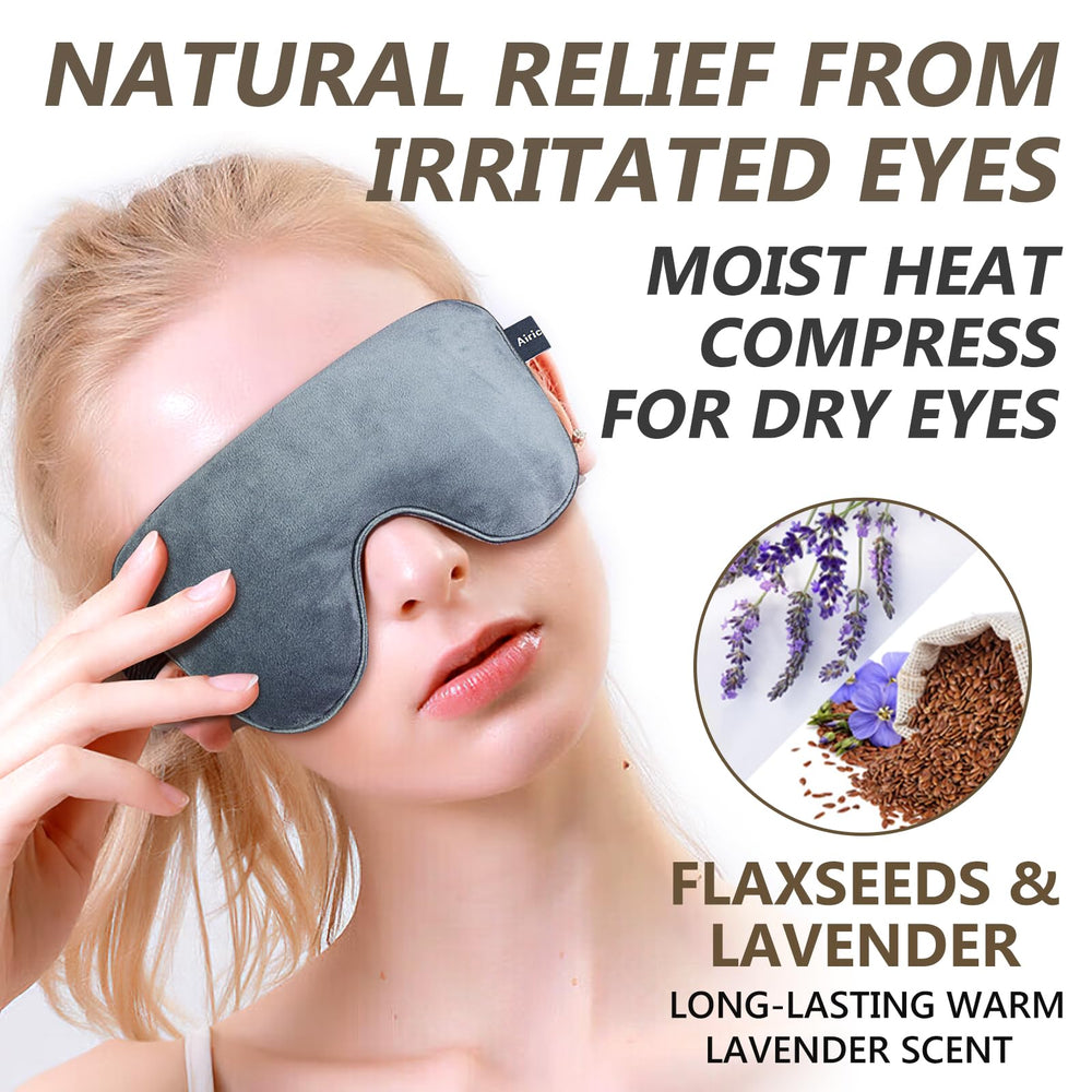 AiricePac eye mask double-side fabric Dutch Velvet side for extended heat
