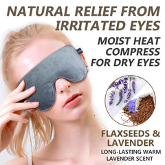 AiricePac eye mask double-side fabric Dutch Velvet side for extended heat