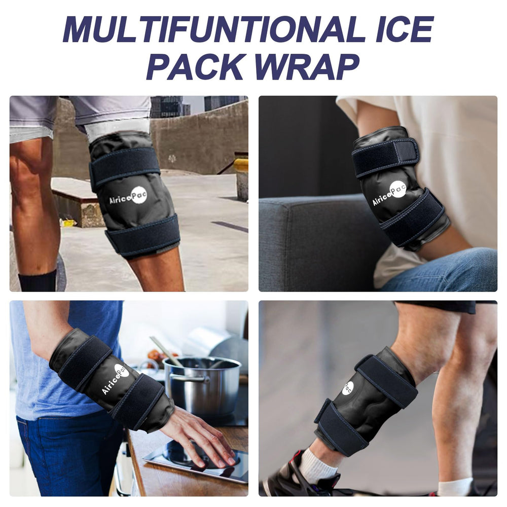 AiricePac reusable cold wrap stored in freezer for quick readiness.