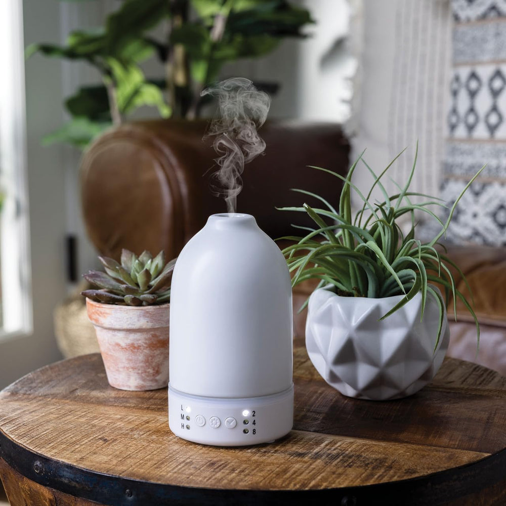 Airome Snow Diffuser timer auto-shut-off ensures safe, worry-free use.