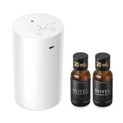 Airversa AN8Kit-3 diffuser on an office desk for refined ambience.