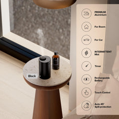 Airversa ANX Titanium Citrus Bliss diffuser emits bright, uplifting scent.