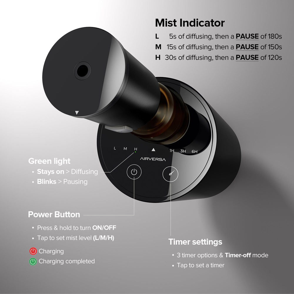 Airversa offers adjustable intensity and scheduling options.