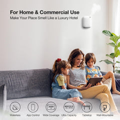 Airversa Sleekpoint app control interface enabling easy Bluetooth scheduling.