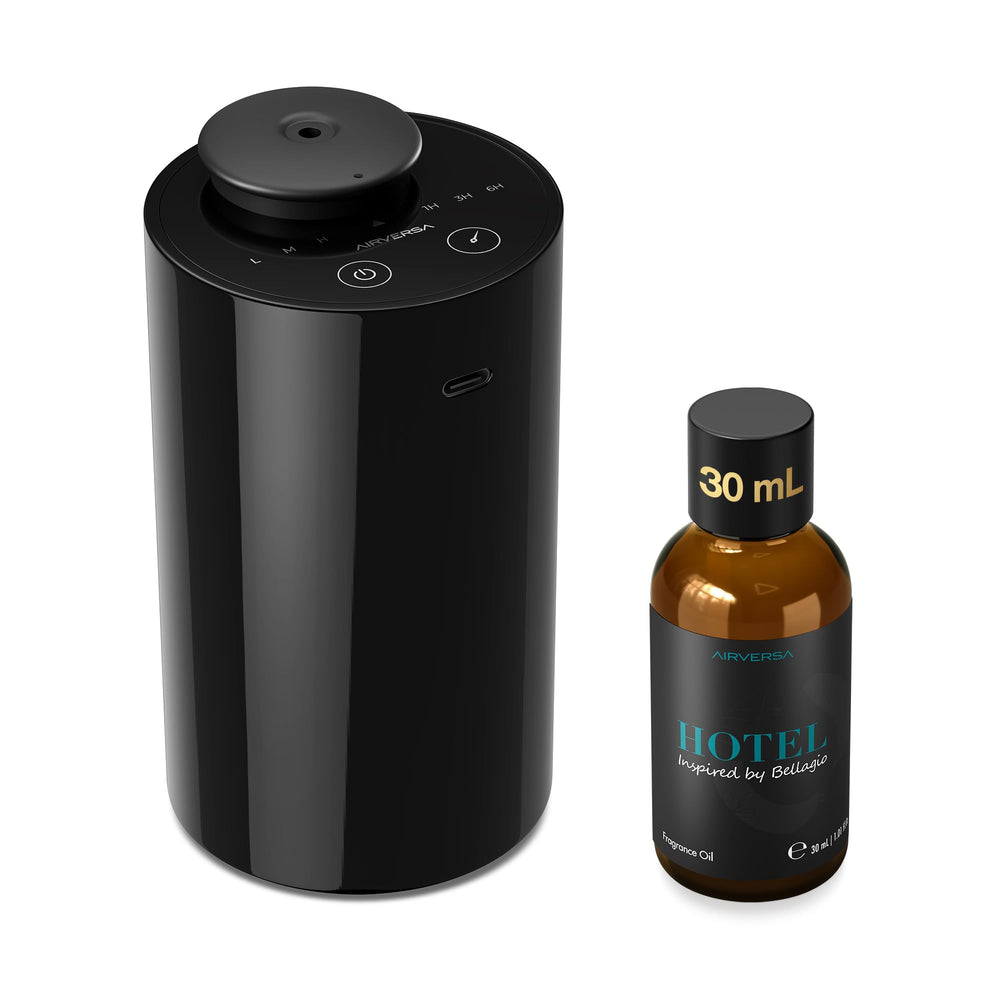 Airversa starter kit diffuser for home and travel delivers mess-free ambiance.
