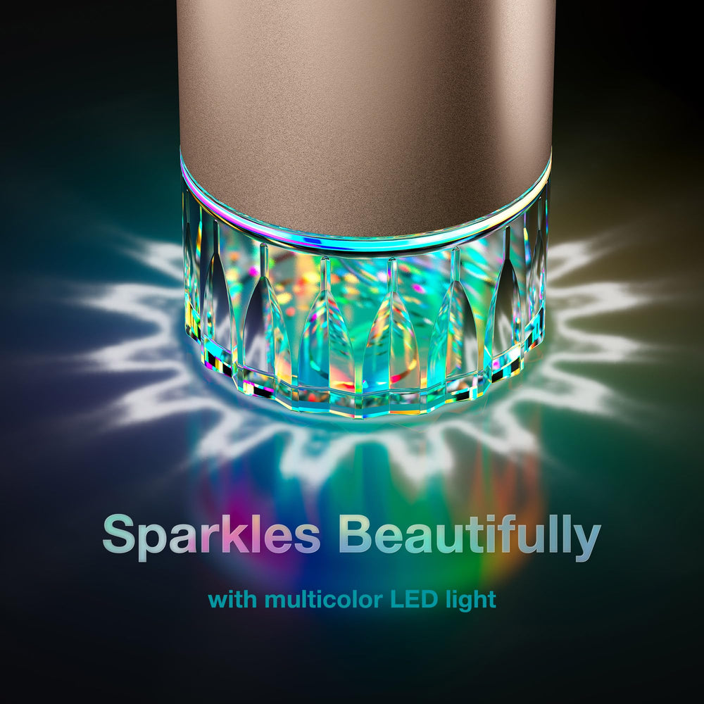 Airversa ambient light modes image highlights three effects and seven colors.