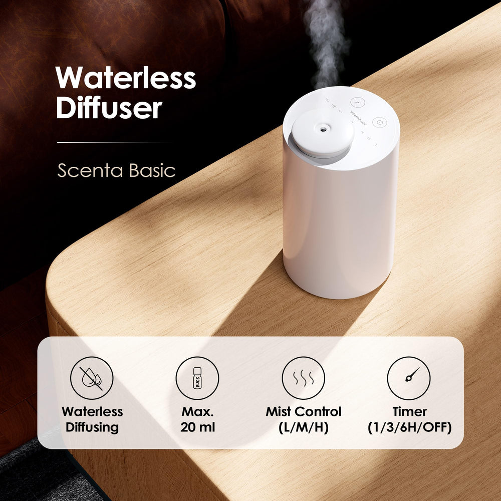 Airversa two 20 mL fragrance oils ready for use with the diffuser.