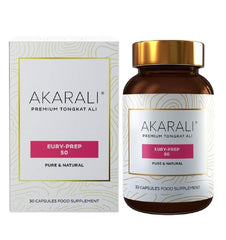 AKARALI Tongkat Ali for Women capsule closeup highlighting daily energy support