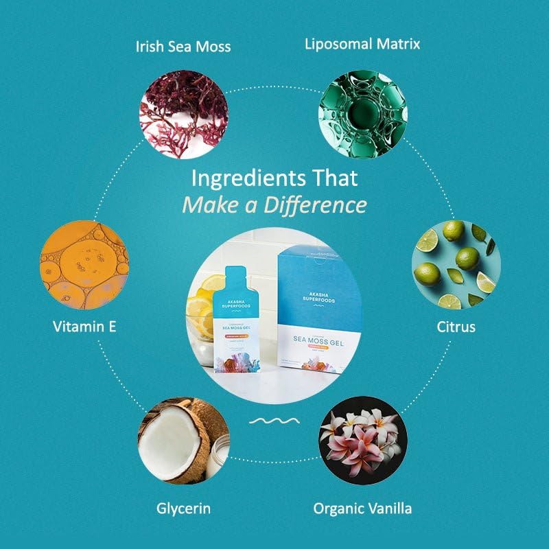 On-the-go user enjoying Akasha Superfoods sea moss gel