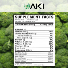 AKI Organic easy mix into smoothies and yogurts.