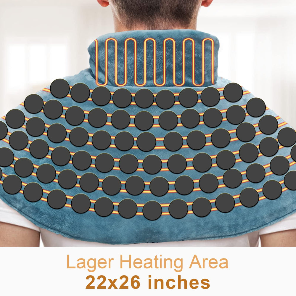 AKK jade-stone heating pad auto-off feature for safe warmth