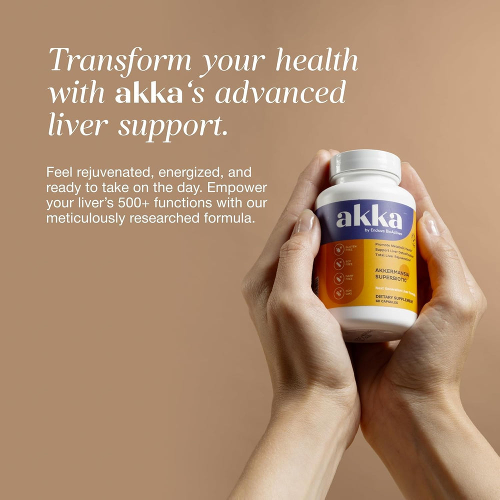 AKKA Liver Balance pill closeup emphasizes compact daily doses