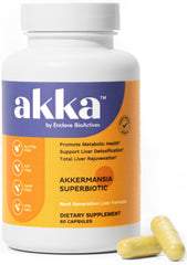 AKKA Premium Liver Cleanse bottle with capsules for daily liver support.