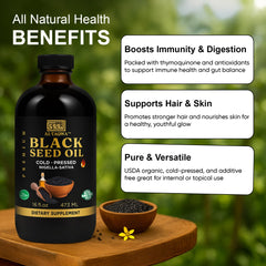 AL-TAQWA Kalonji oil skin-nourishment close-up highlighting gentle care.