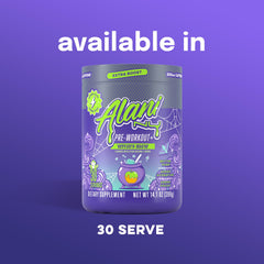 Alani Nu Pre Workout Mimosa flavor visual, clean energy option