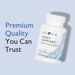 Alaya Naturals Joint Support outer packaging emphasizing clean formula