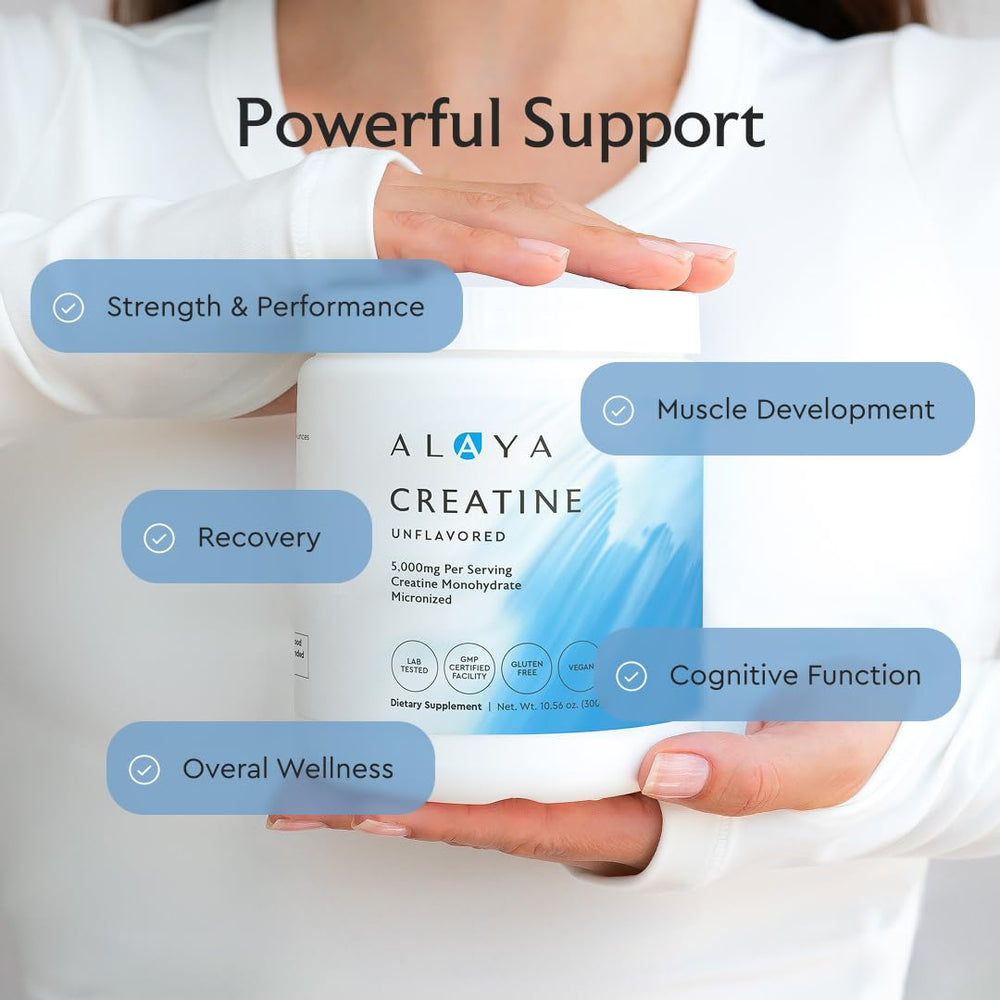 Alaya Naturals pre- or post-workout use illustration for steady energy.