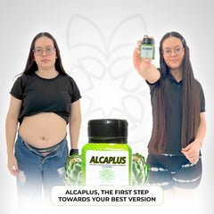 ALCAPLUS daily dosing on a tray supports routine wellness.