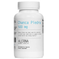 Alerna Kidney Health Chanca Piedra capsules ready for daily urinary support.