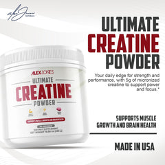 Neutral, unflavored creatine powder ideal for stacking with other supplements.