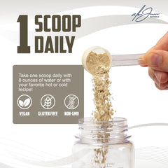Alex Jones Naturals grass-fed colostrum ingredient suggests natural immune support potential.
