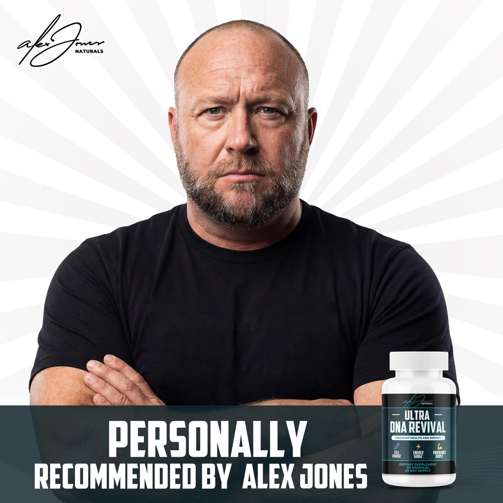Alex Jones Naturals NAD+ Plus capsules close-up for daily energy support.
