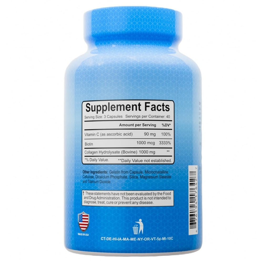 ALFA VITAMINS Collagen Hydrolysate capsules close-up supports daily wellness.