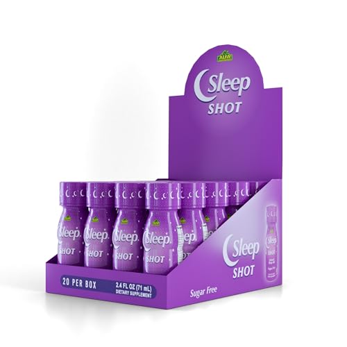 ALFA VITAMINS Sleep Shot bottle angled view showing convenient design.