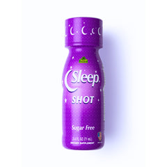 ALFA VITAMINS Sleep Shot passionflower imagery suggesting relaxation.